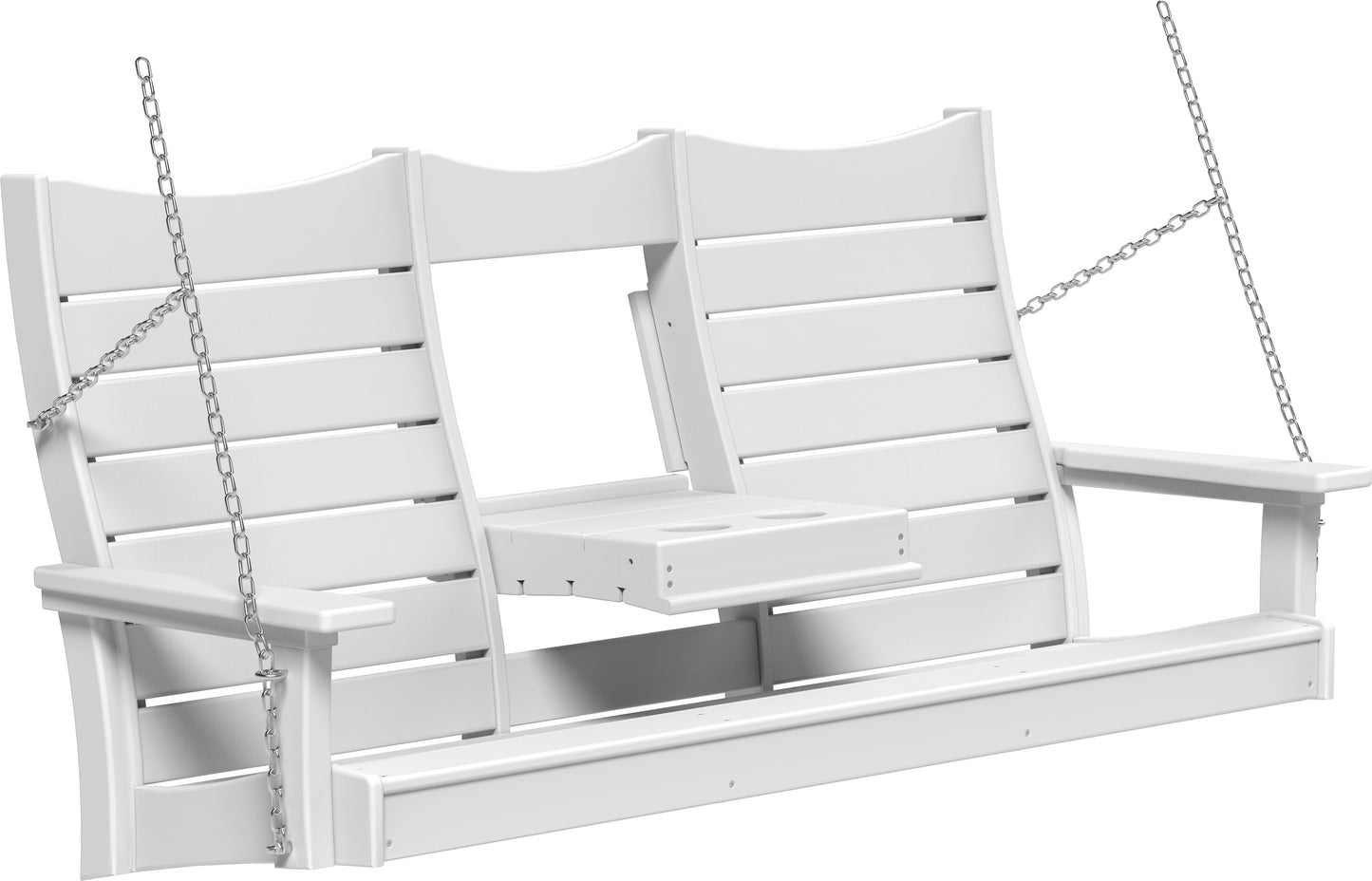 5' Contour Poly Swing White