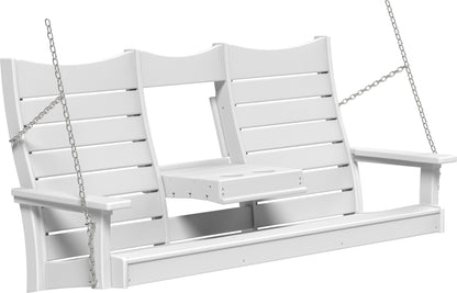 5' Contour Poly Swing White