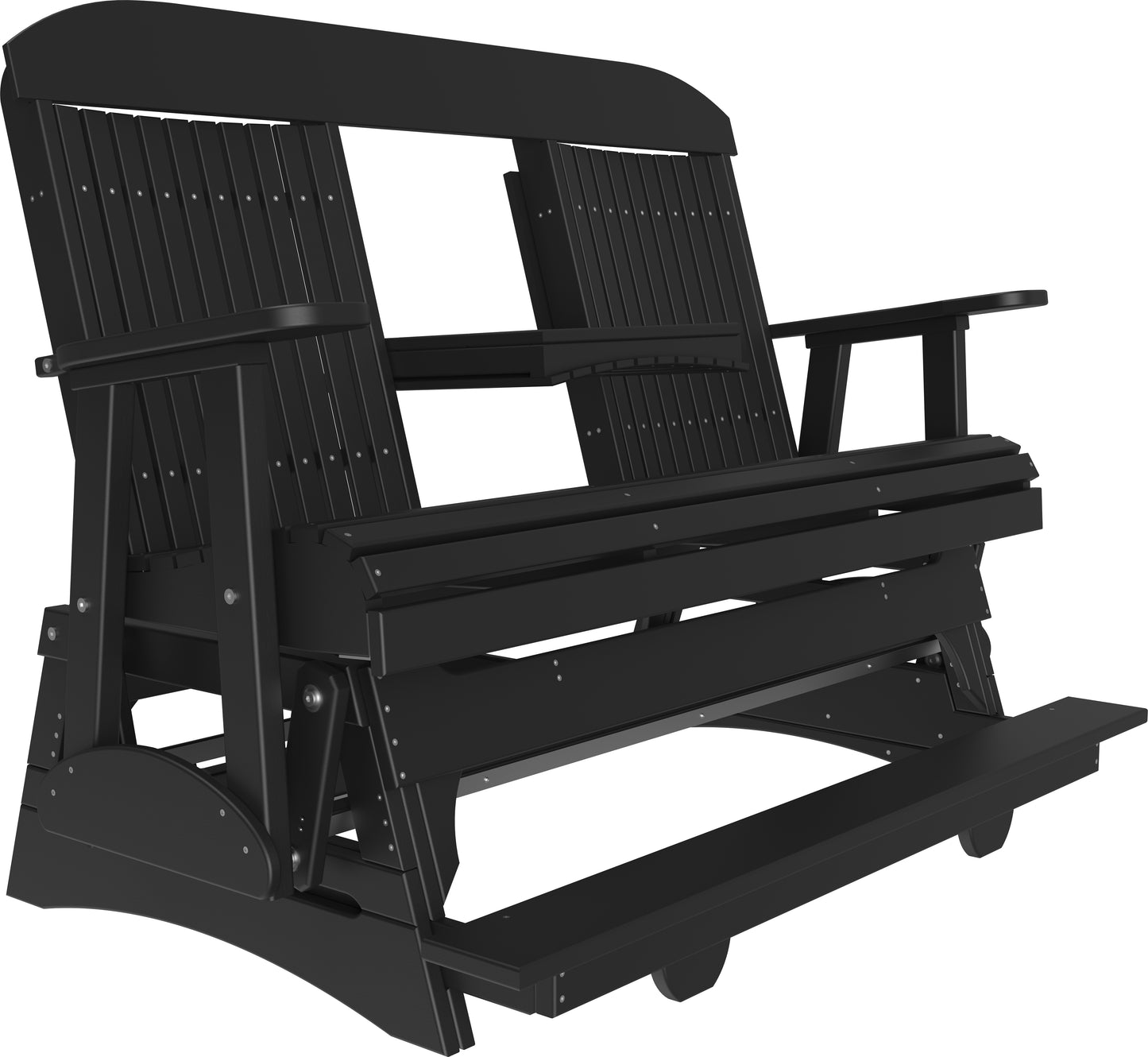 5' Classic Balcony Glider Black