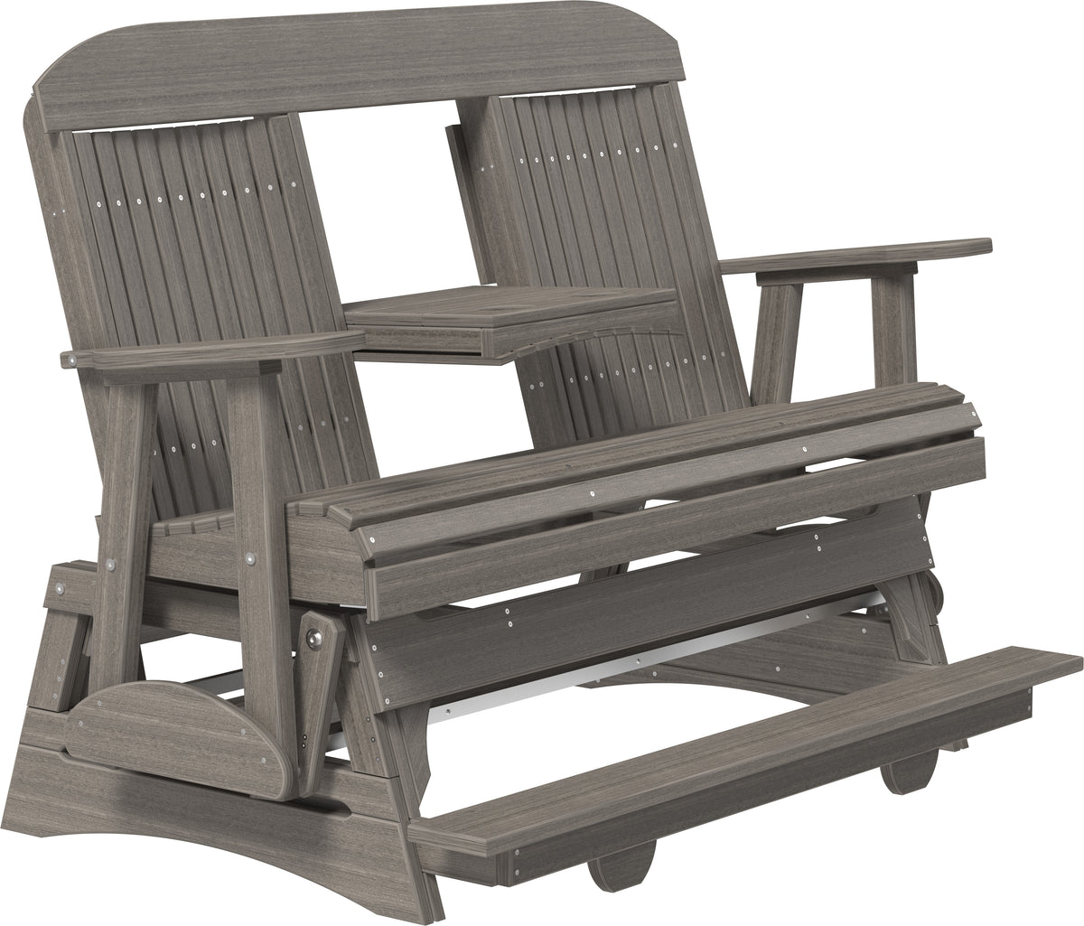 5' Classic Balcony Glider Coastal Gray