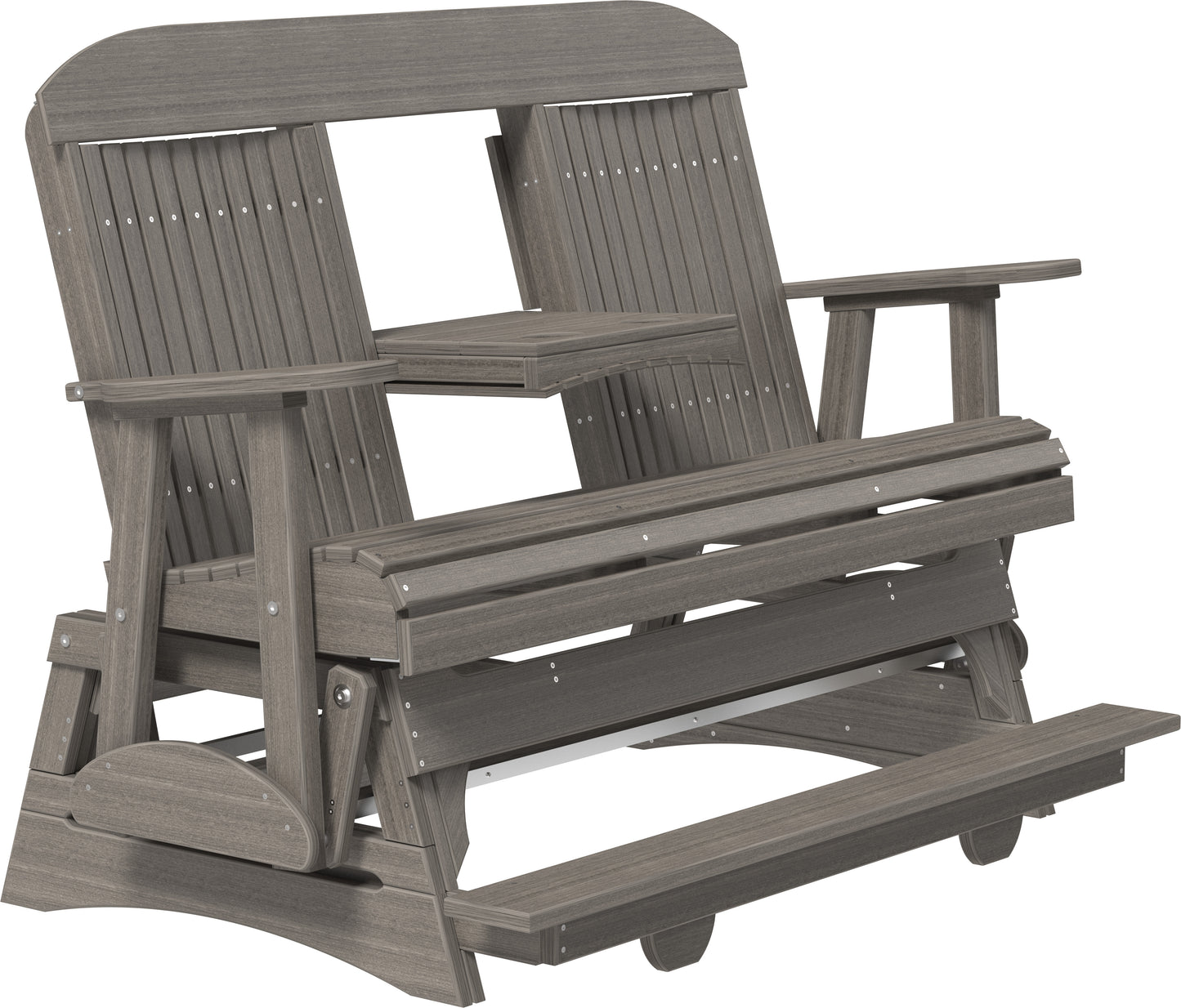 5' Classic Balcony Glider Coastal Gray