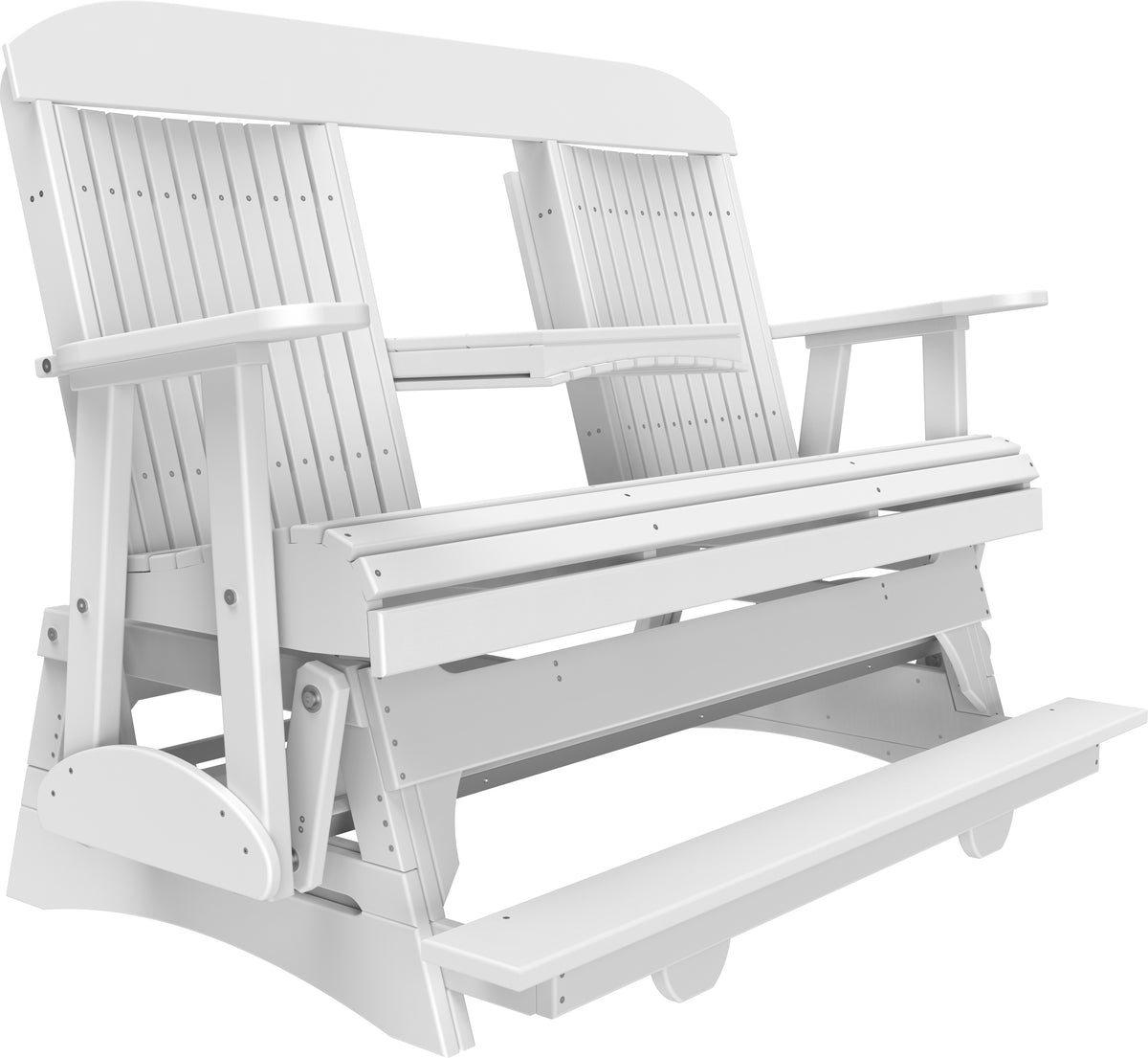 5' Classic Balcony Glider White