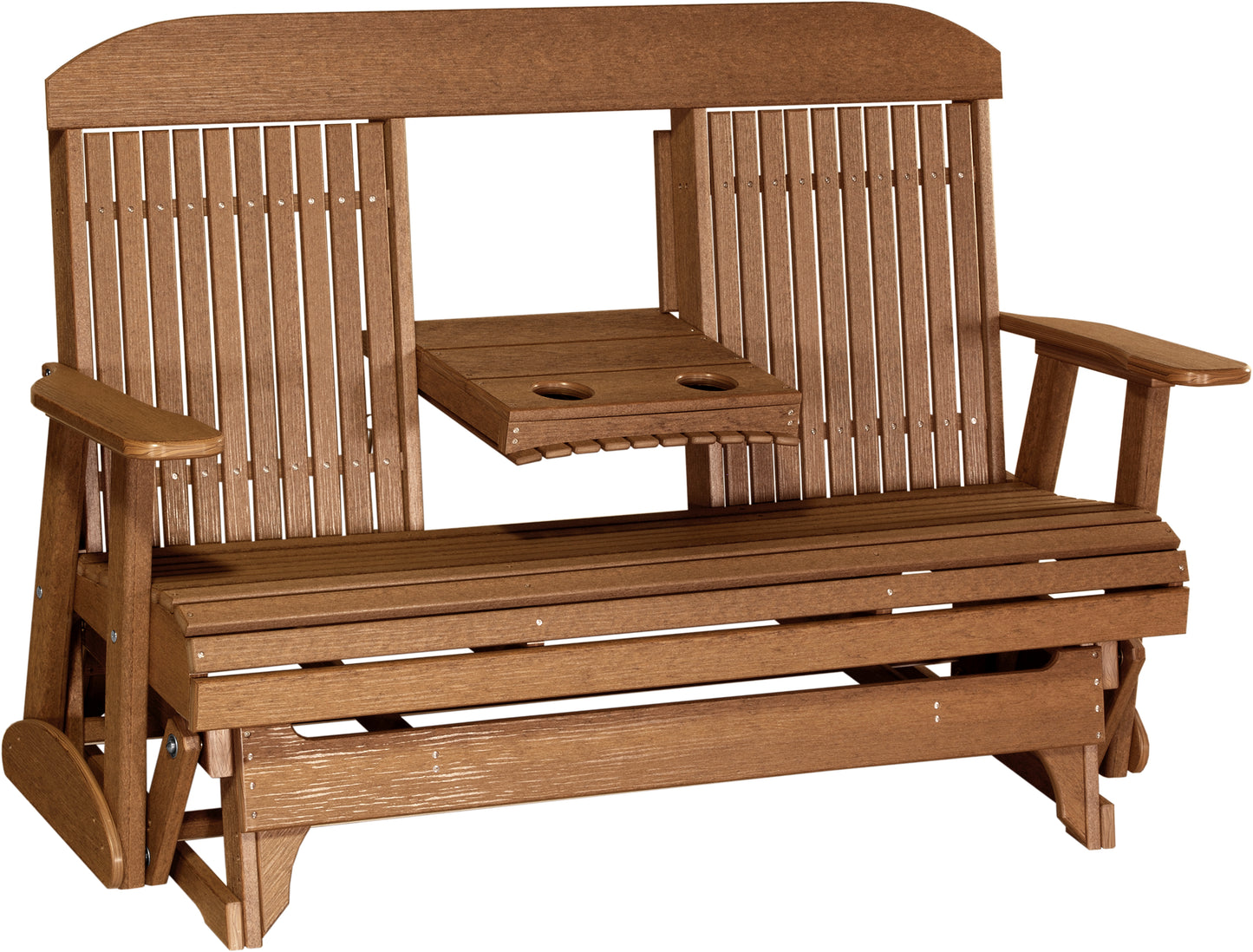 5' Classic Glider Antique Mahogany
