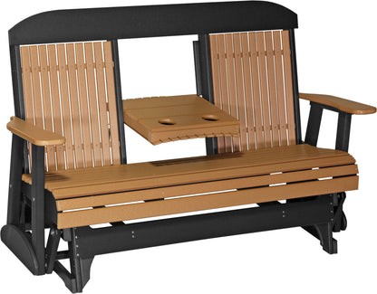 5' Classic Glider Cedar & Black