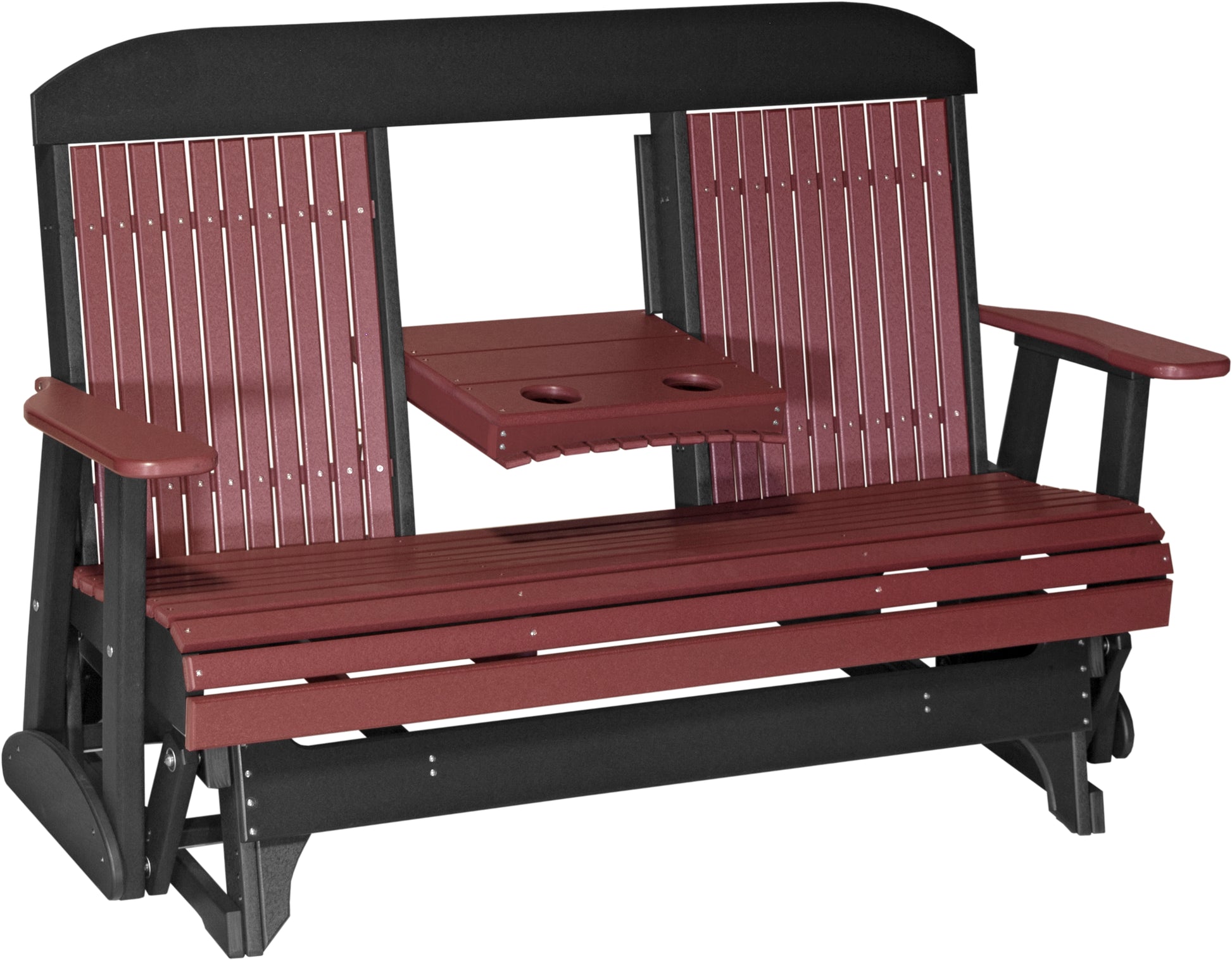 5' Classic Glider Cherrywood & Black