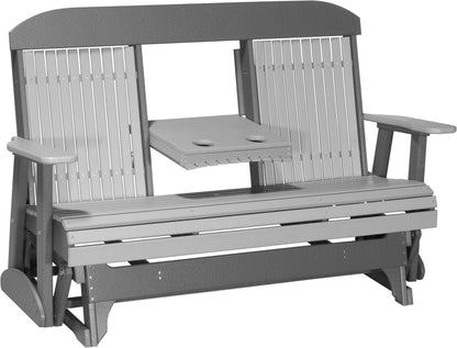 5' Classic Glider Dove Gray & Slate