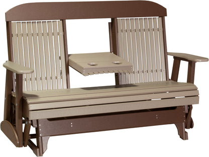 5' Classic Glider Weatherwood & Chestnut Brown