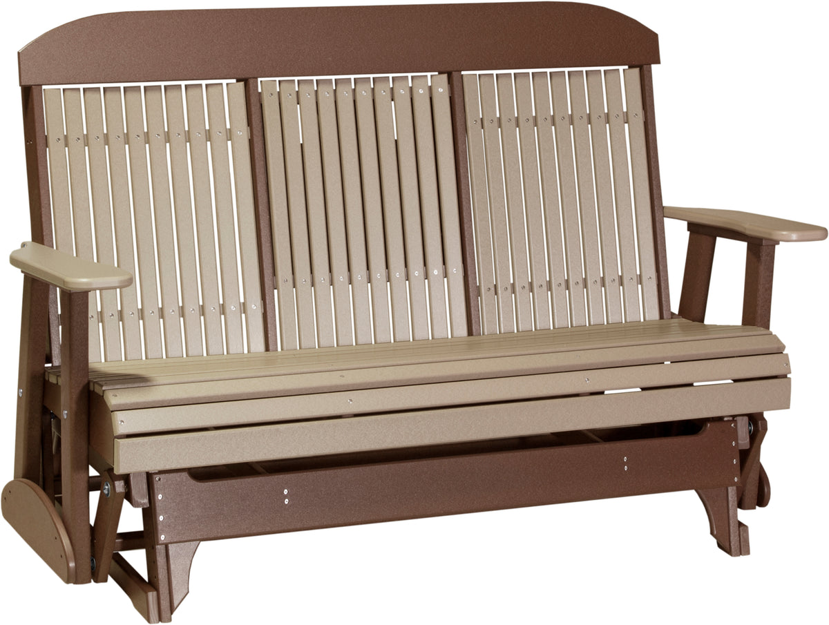 5' Classic Glider Weatherwood & Chestnut Brown
