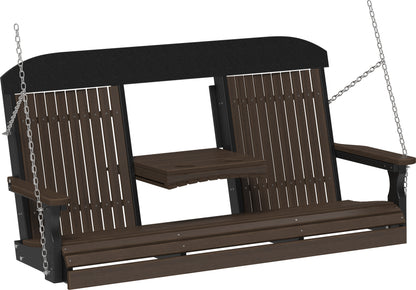 5' Classic Poly Swing Brazilian Walnut & Black