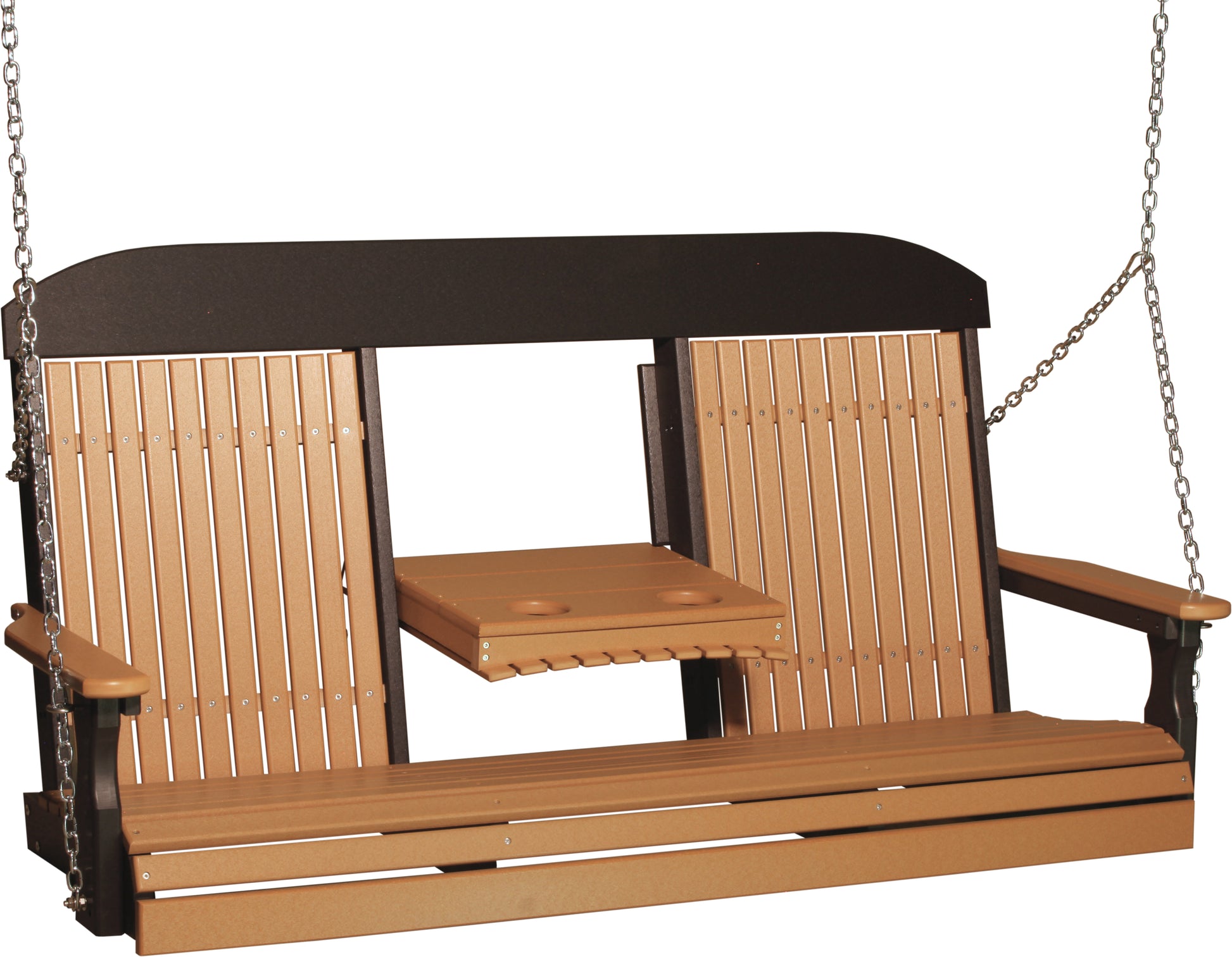 5' Classic Poly Swing Cedar & Black