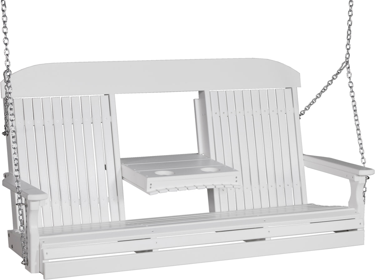5' Classic Poly Swing White