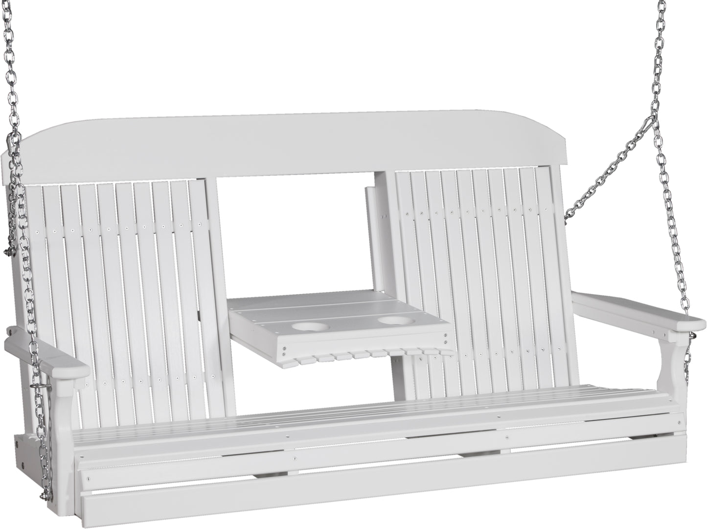 5' Classic Poly Swing White