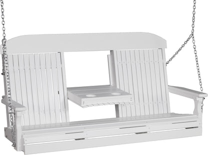 5' Classic Poly Swing White