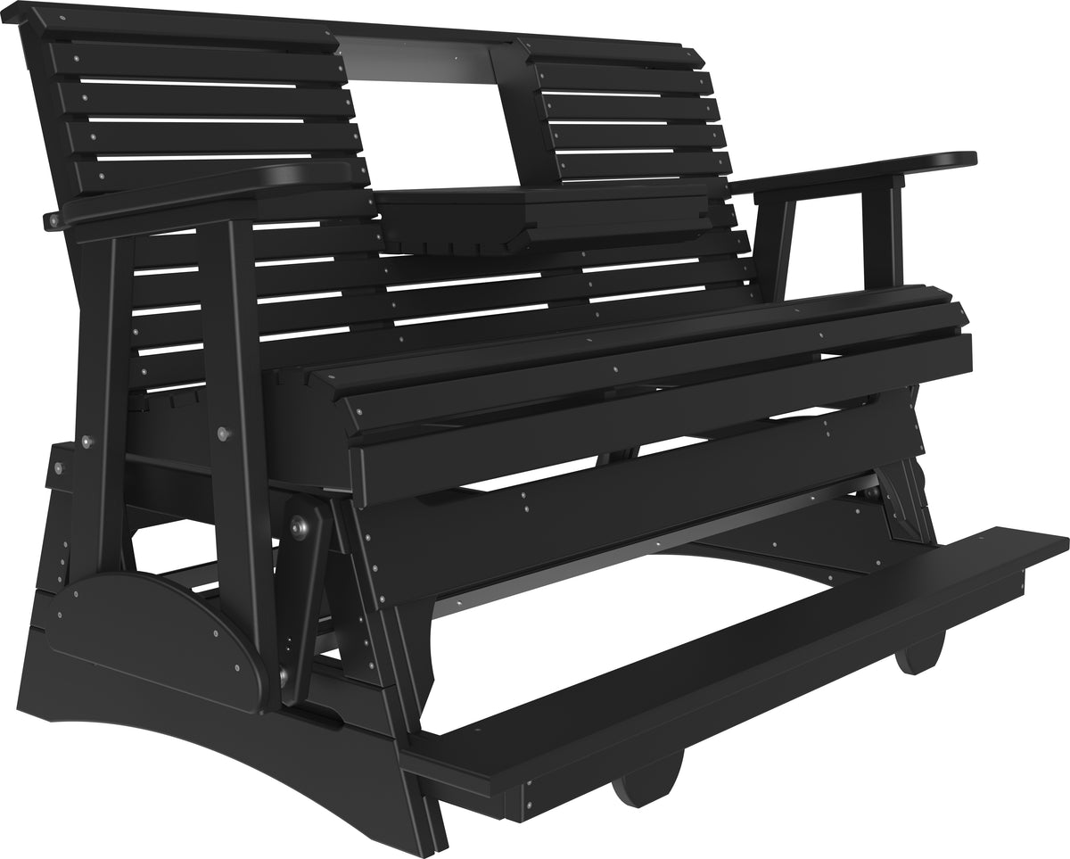 5' Plain Balcony Glider Black