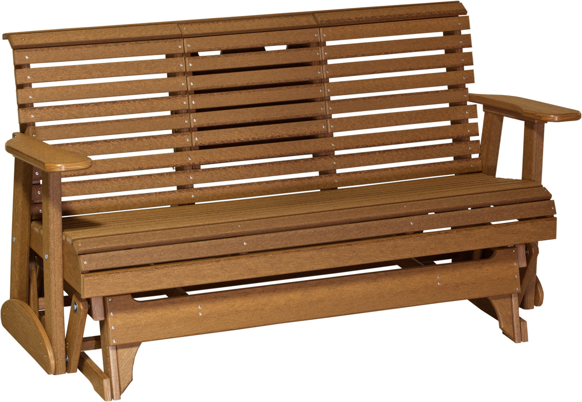 5' Plain Glider Antique Mahogany
