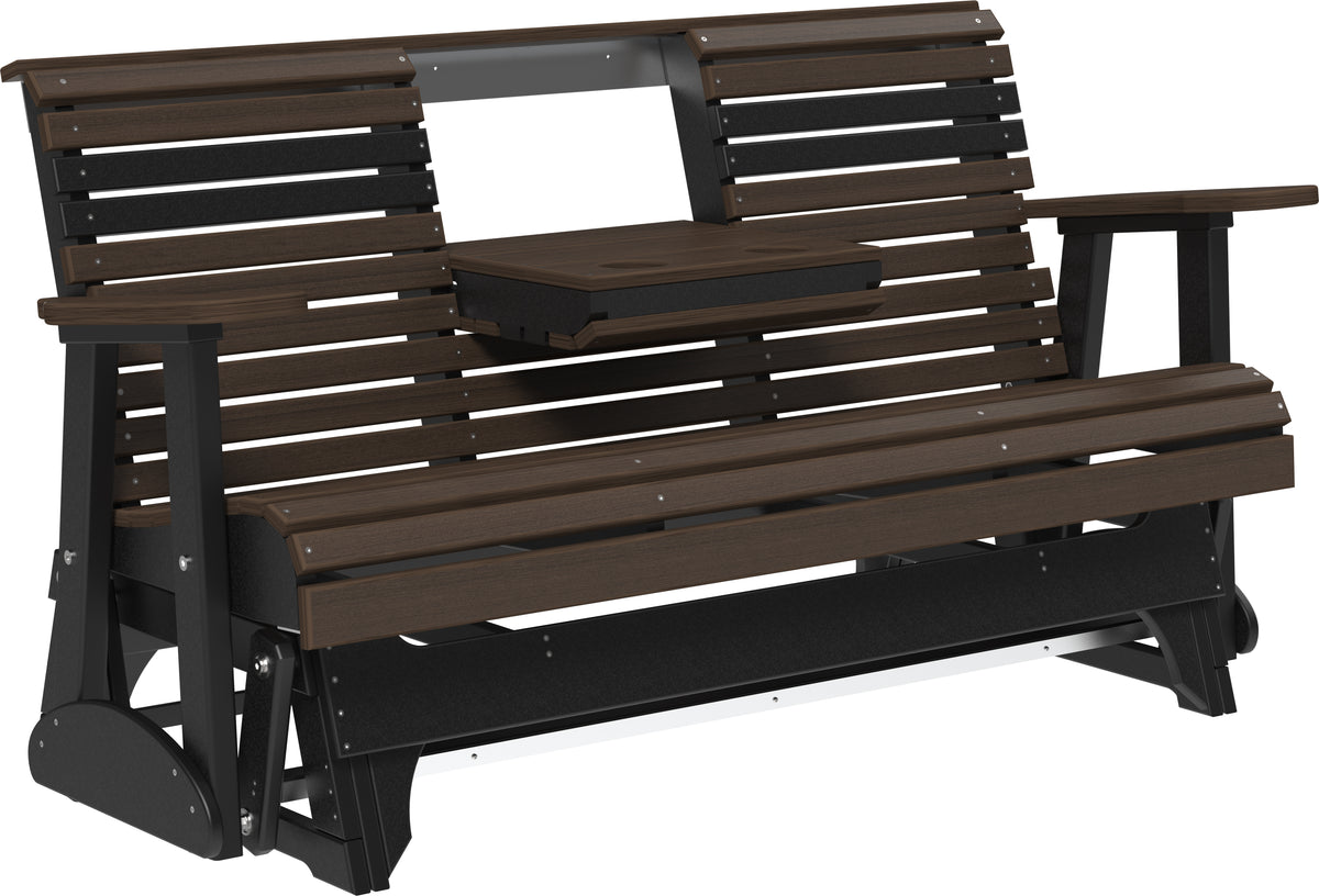 5' Plain Glider Brazilian Walnut & Black