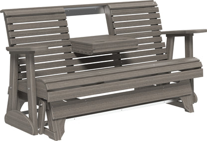 5' Plain Glider Coastal Gray