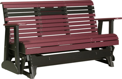 5' Plain Glider Cherrywood & Black