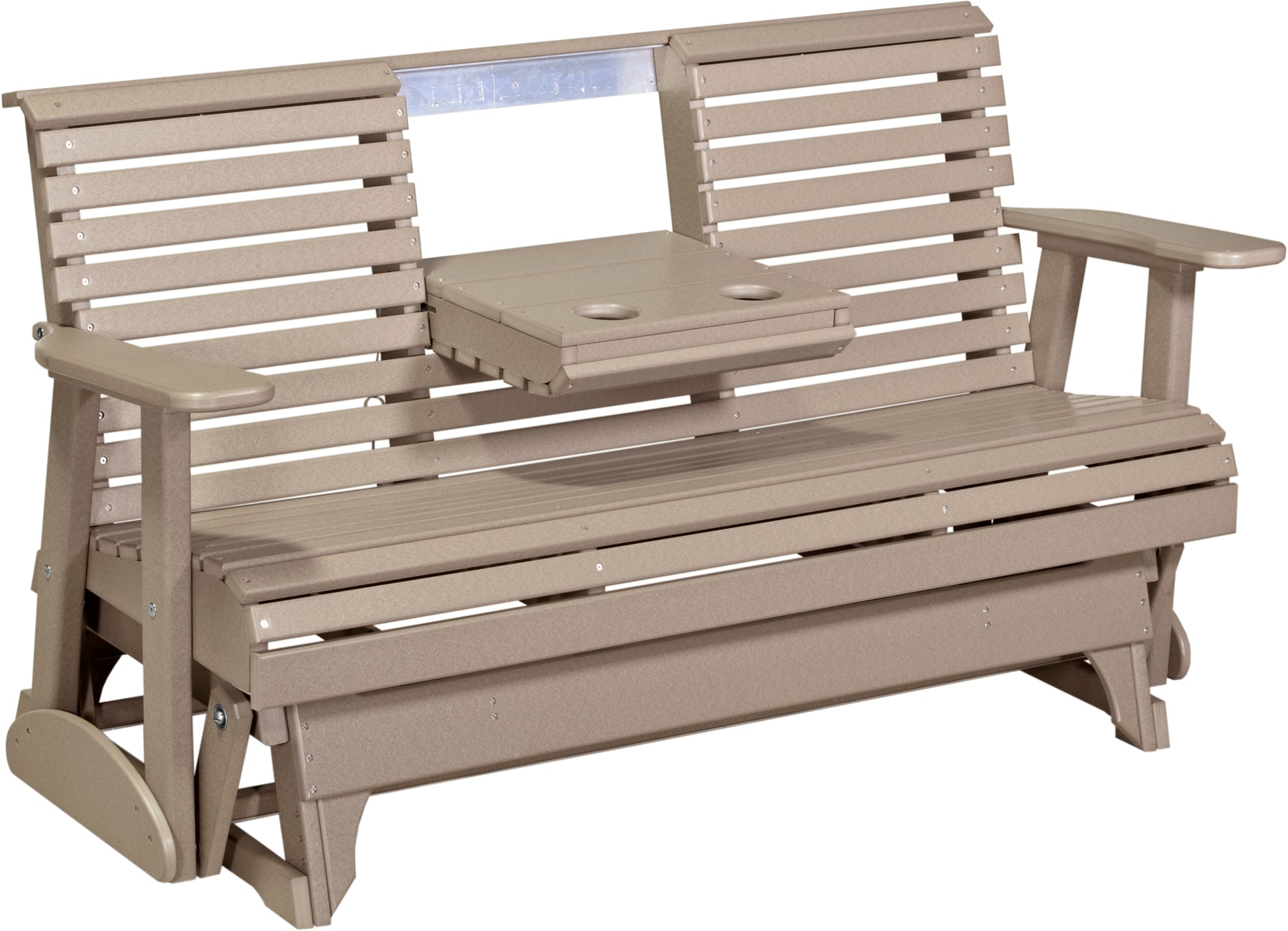 5' Plain Glider Weatherwood