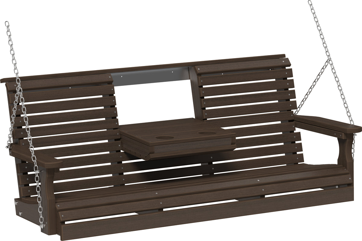 5' Plain Poly Swing Brazilian Walnut