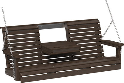 5' Plain Poly Swing Brazilian Walnut