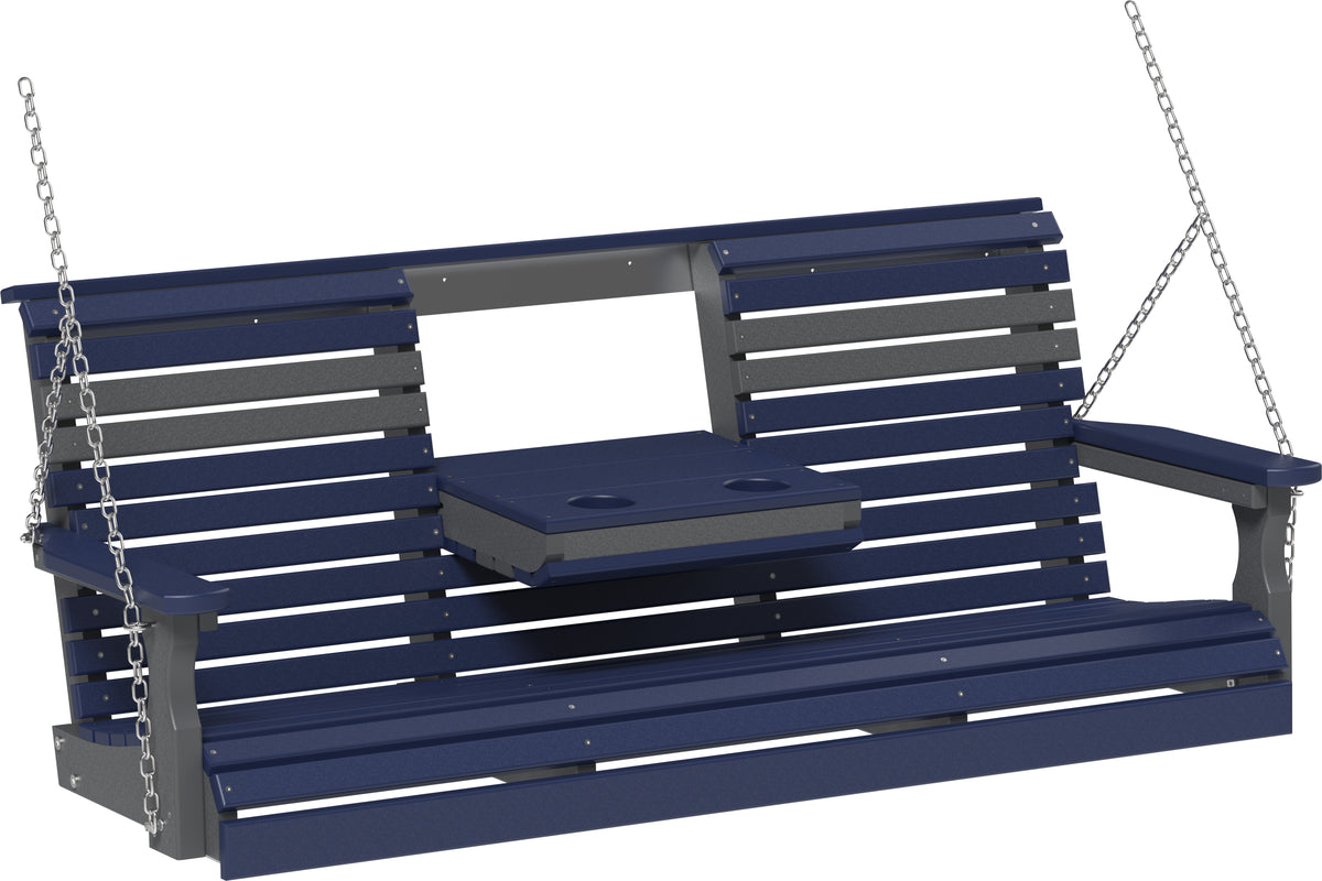 5' Plain Poly Swing Patriot Blue & Slate