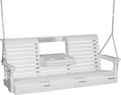 5' Plain Poly Swing White