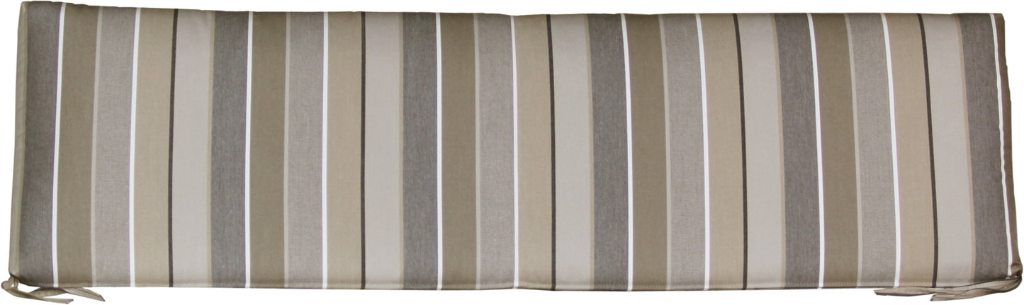5' Seat Cushion Milano Charcoal