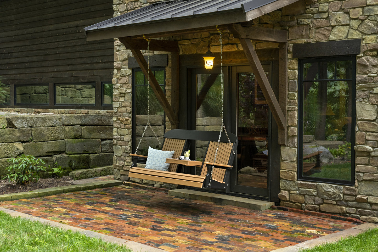 5' Classic Poly Swing Cedar & Black