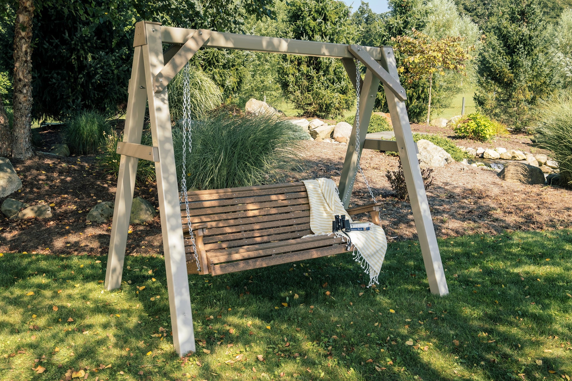 5' Plain Poly Swing Antique Mahogany