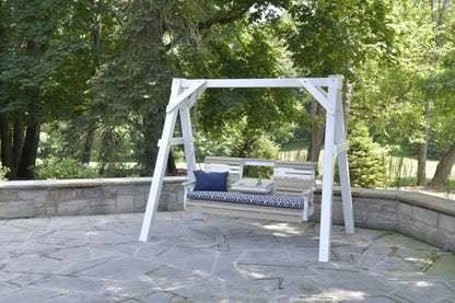 5' Plain Poly Swing Birch & White