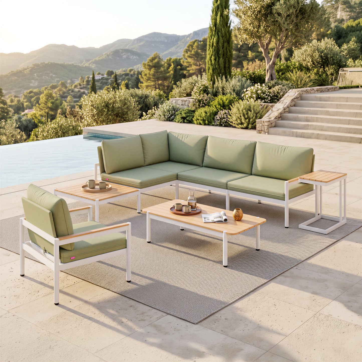Lychee Armchair Green