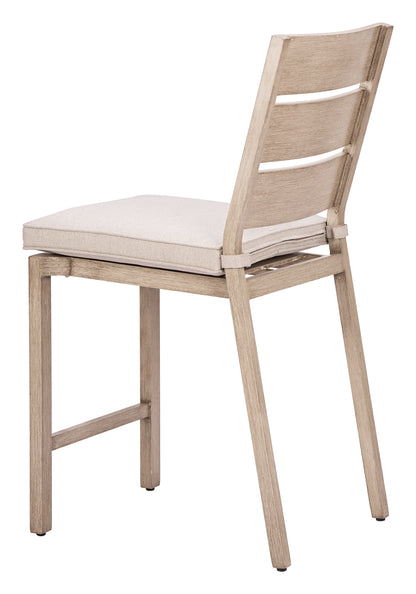 Reefline Armless Counter Stool (Set of 2) Gray