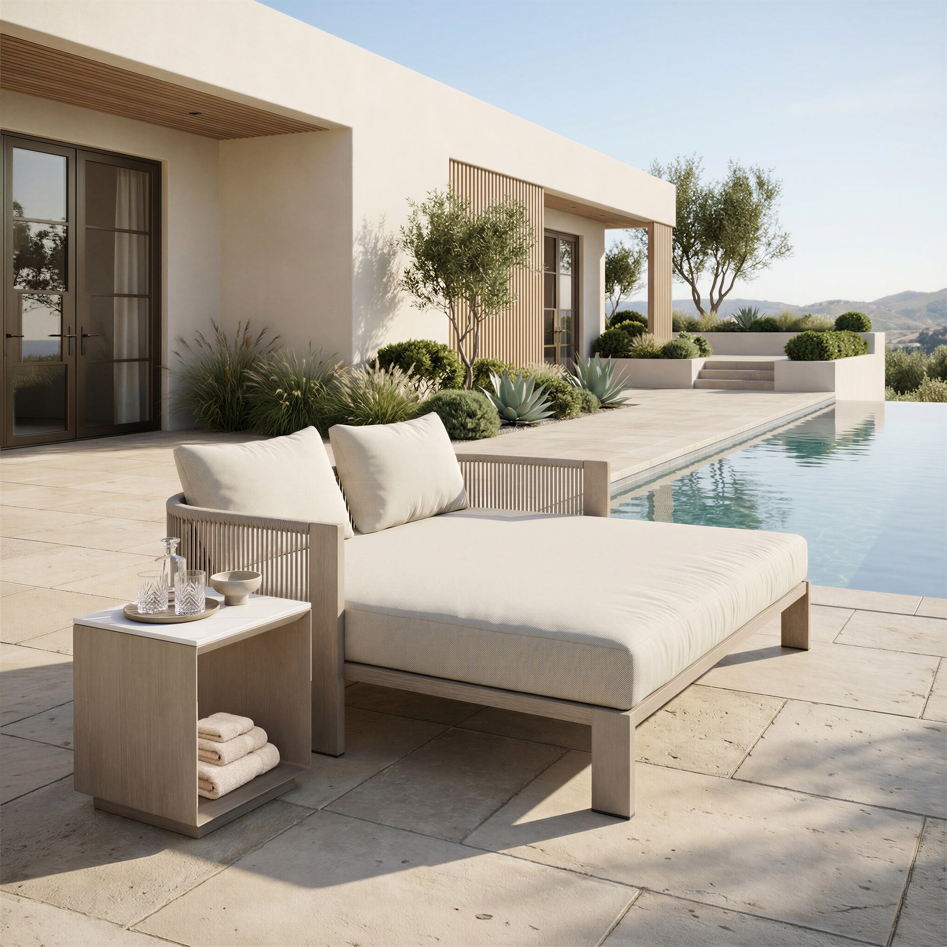 Sunlit Springs Daybed Green