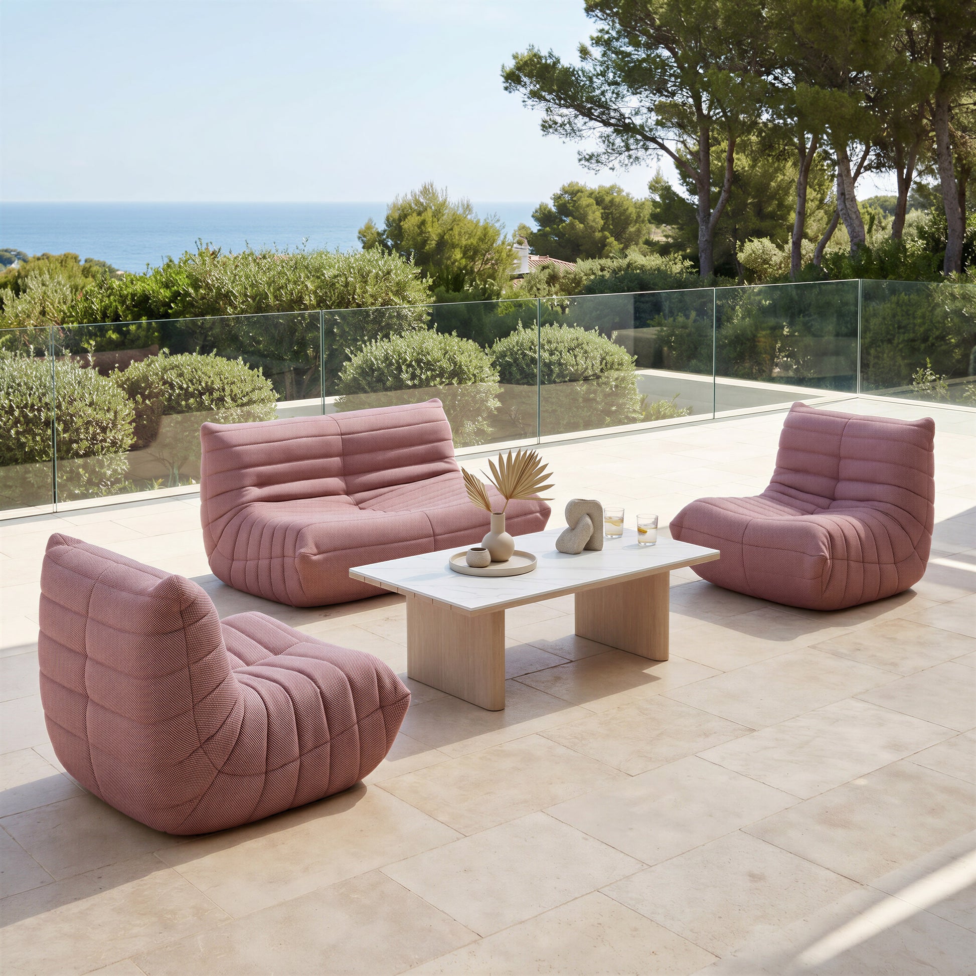 Seaborn Coffee Table White