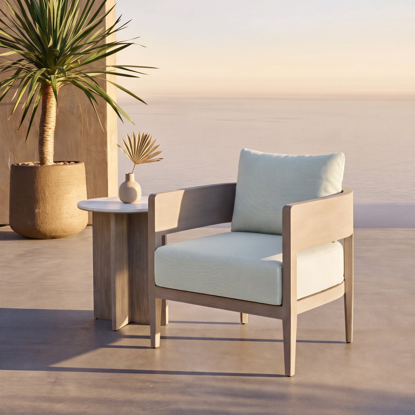 Oceanveil Side Table White