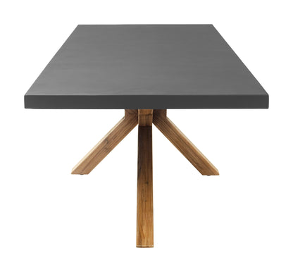 Suan Rectangular Dining Table Gray