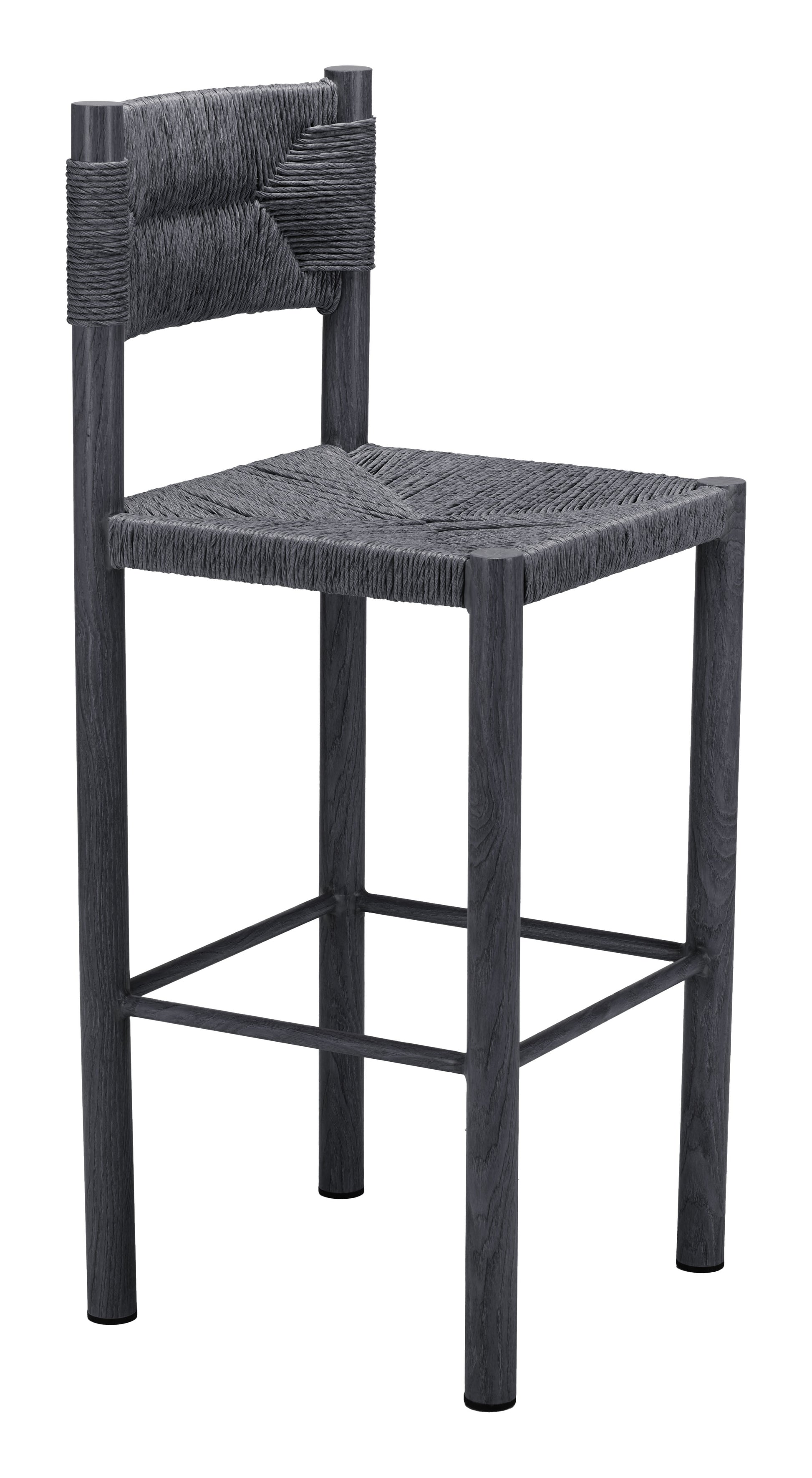Iska Barstool (Set of 2) - Black