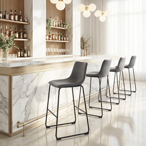 Smart Barstool (Set of 2) Charcoal