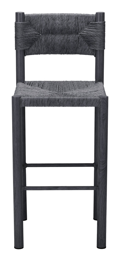 Iska Barstool (Set of 2) - Black