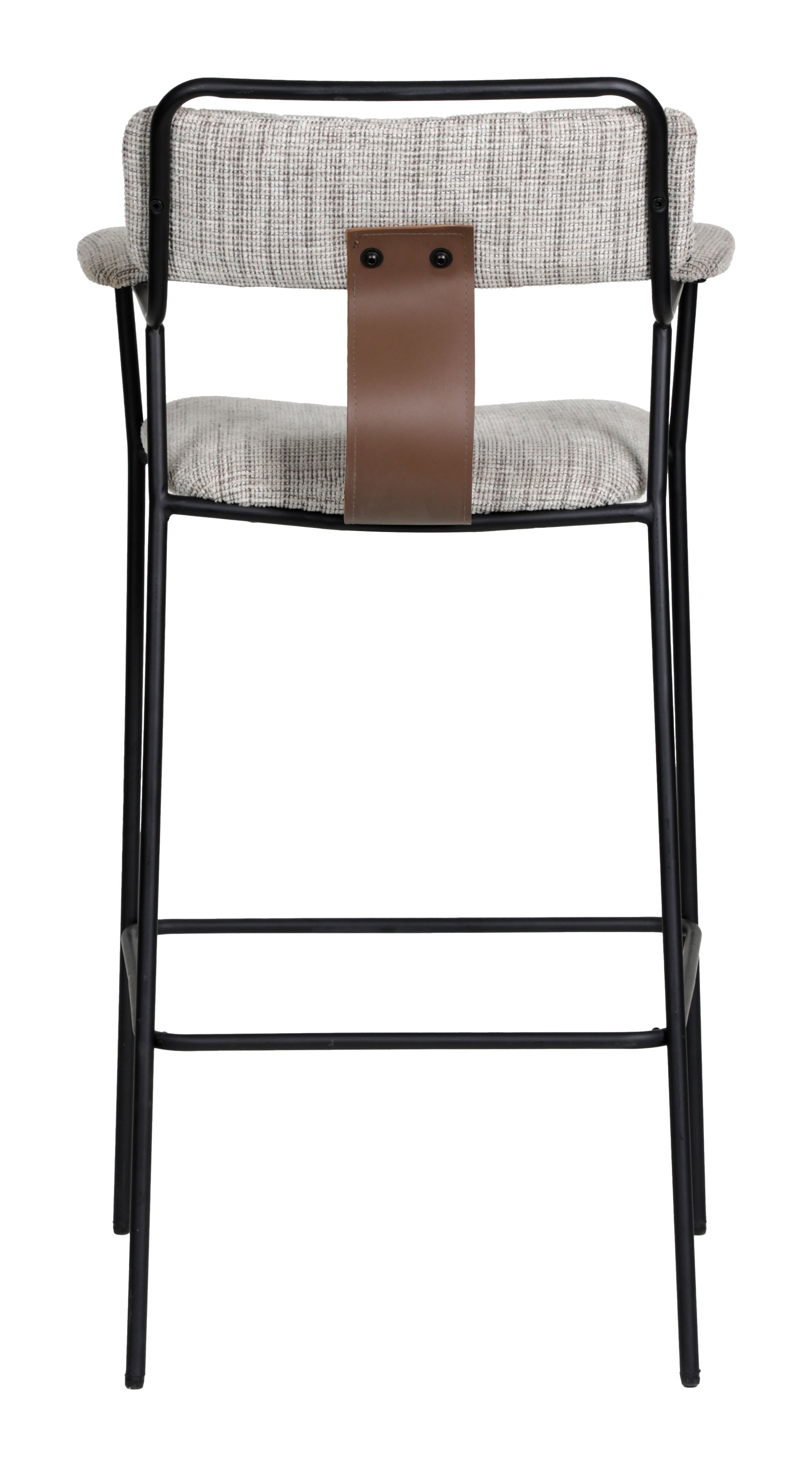Couva Barstool (Set of 2) Gray Tweed