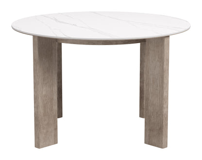 Oceanveil Round Dining Table White
