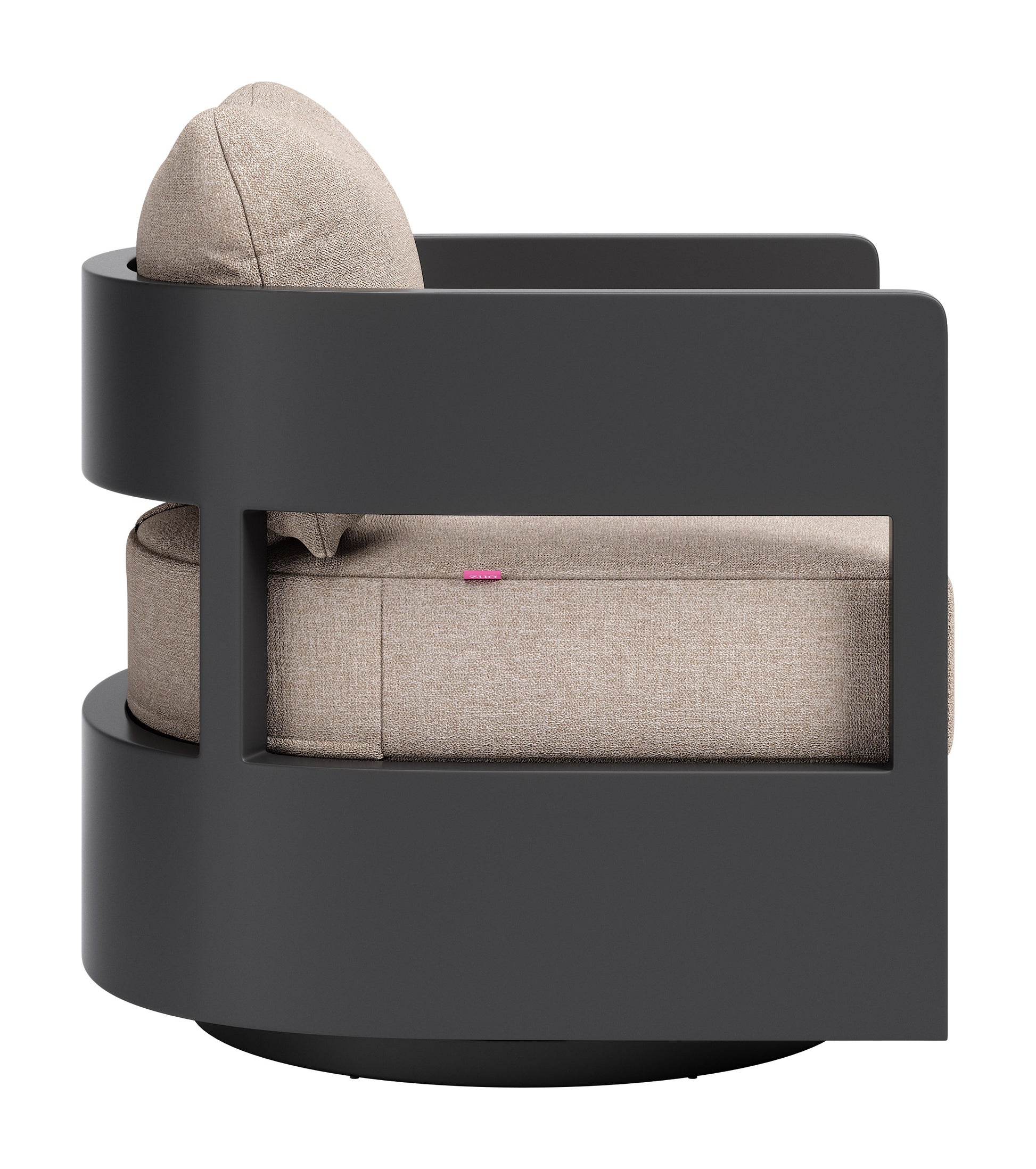Foret Swivel Chair Black