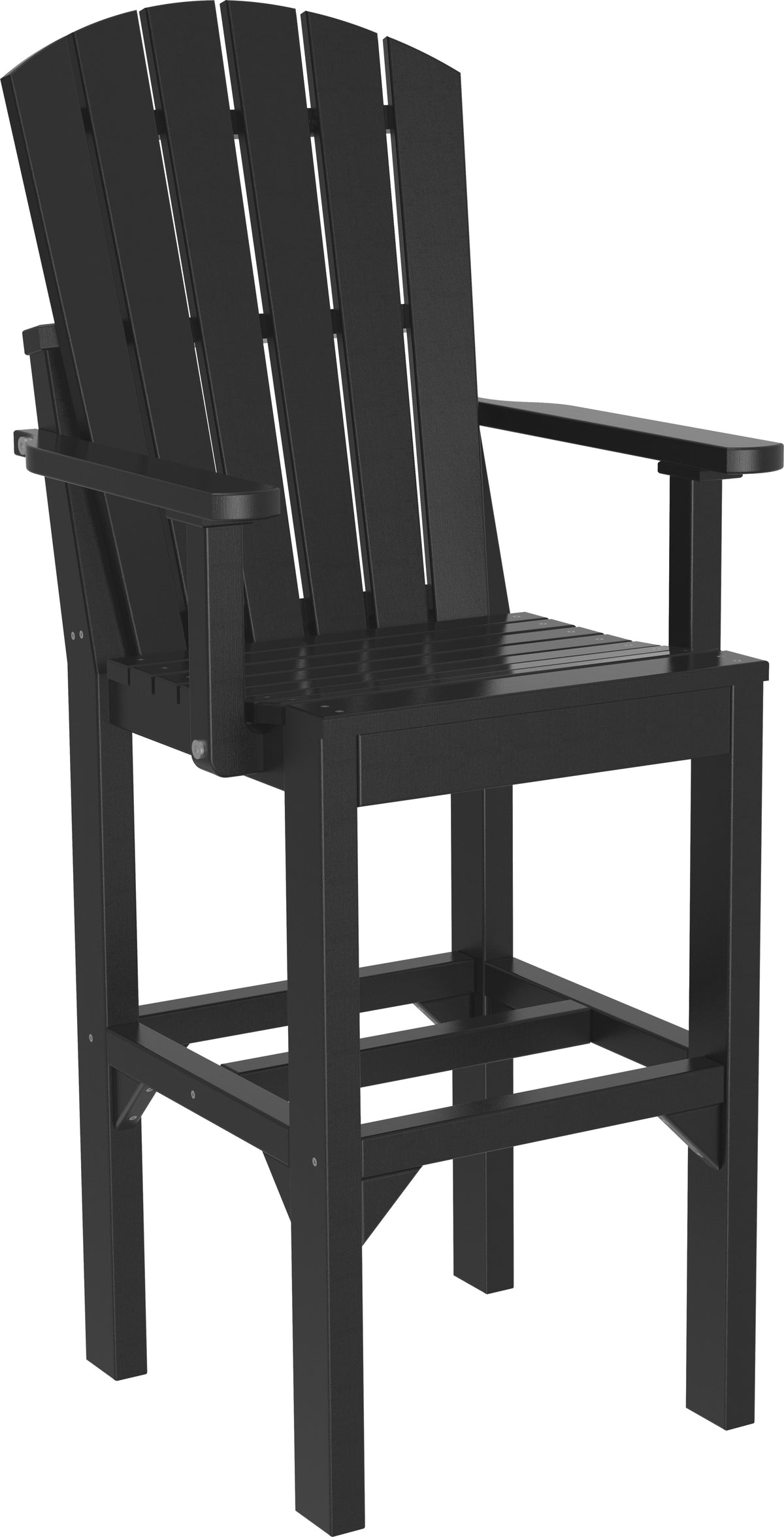 Adirondack Arm Chair Black / Bar Height