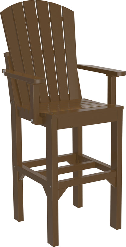 Adirondack Arm Chair Chestnut Brown / Bar Height