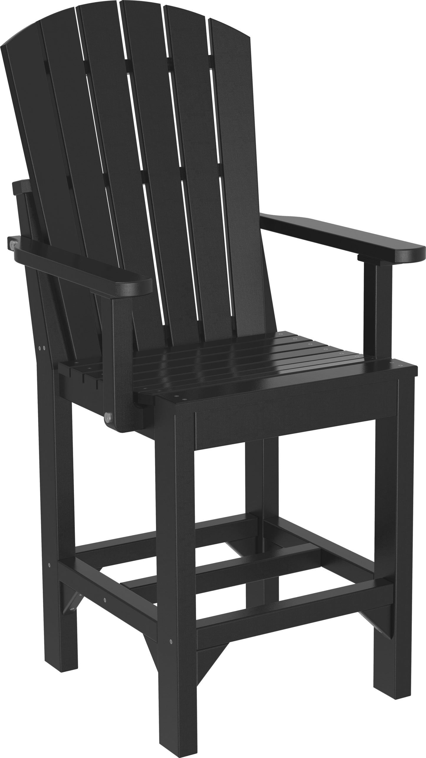 Adirondack Arm Chair Black / Counter Height
