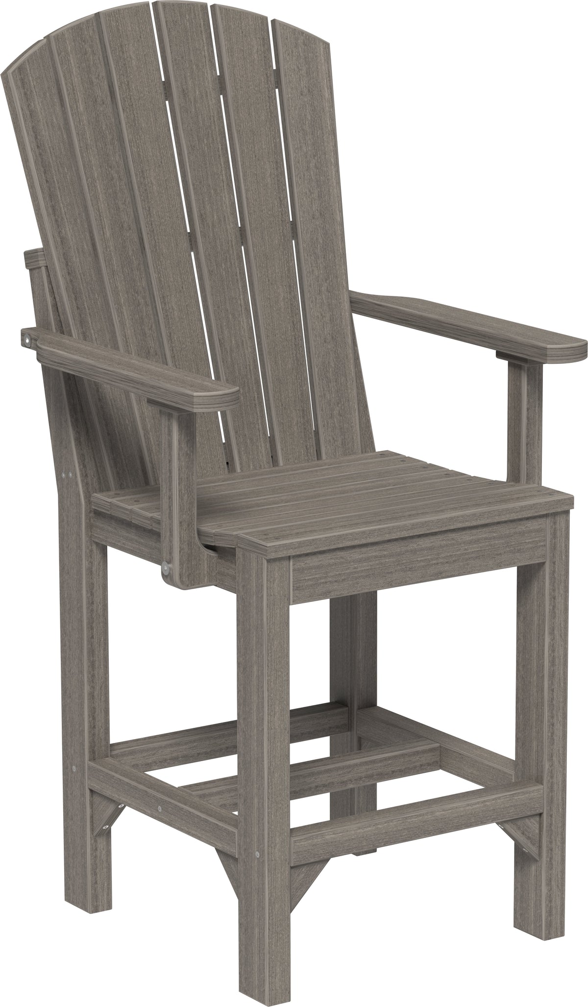 Adirondack Arm Chair Coastal Gray / Counter Height