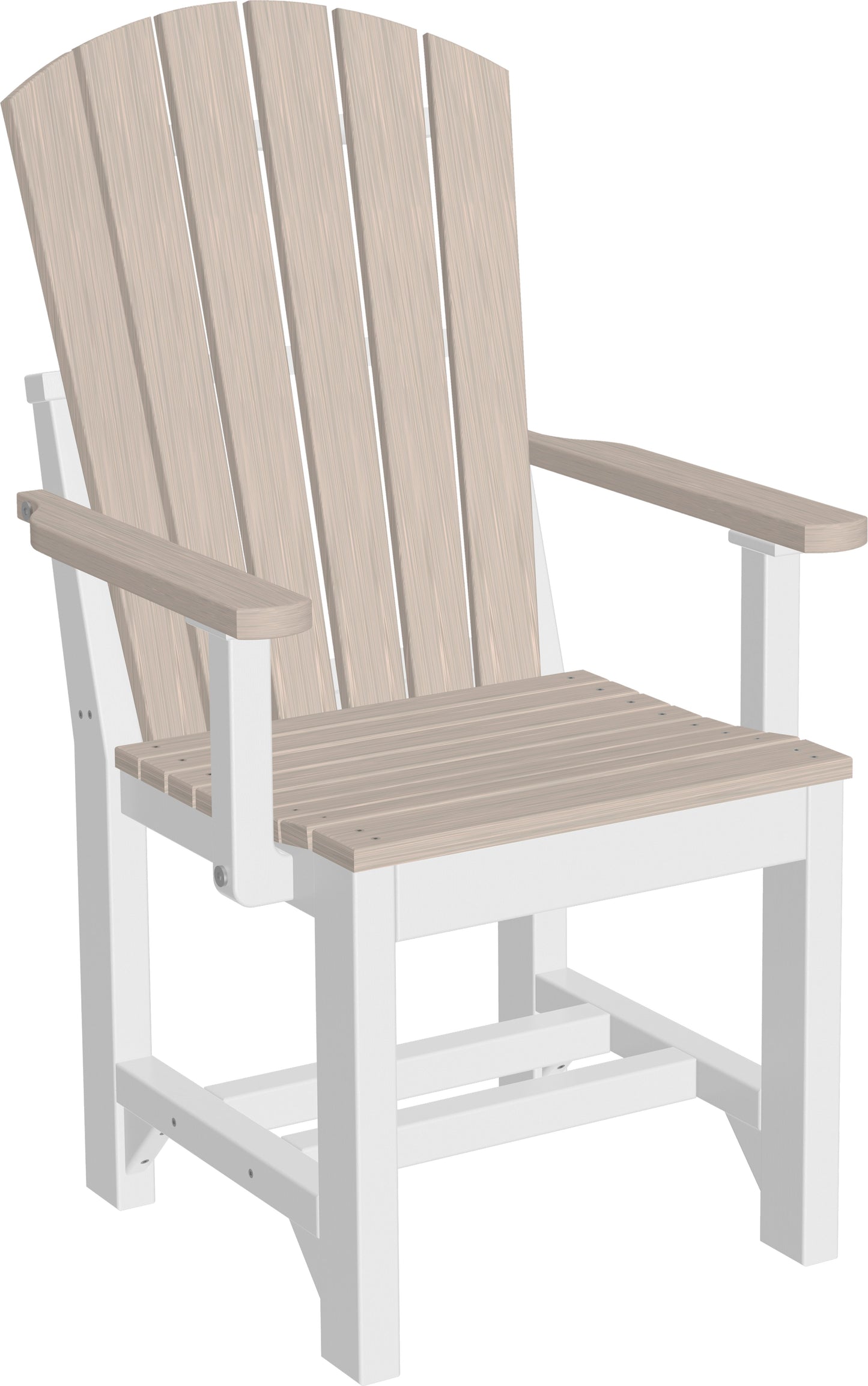 Adirondack Arm Chair Birch & White / Dining Height