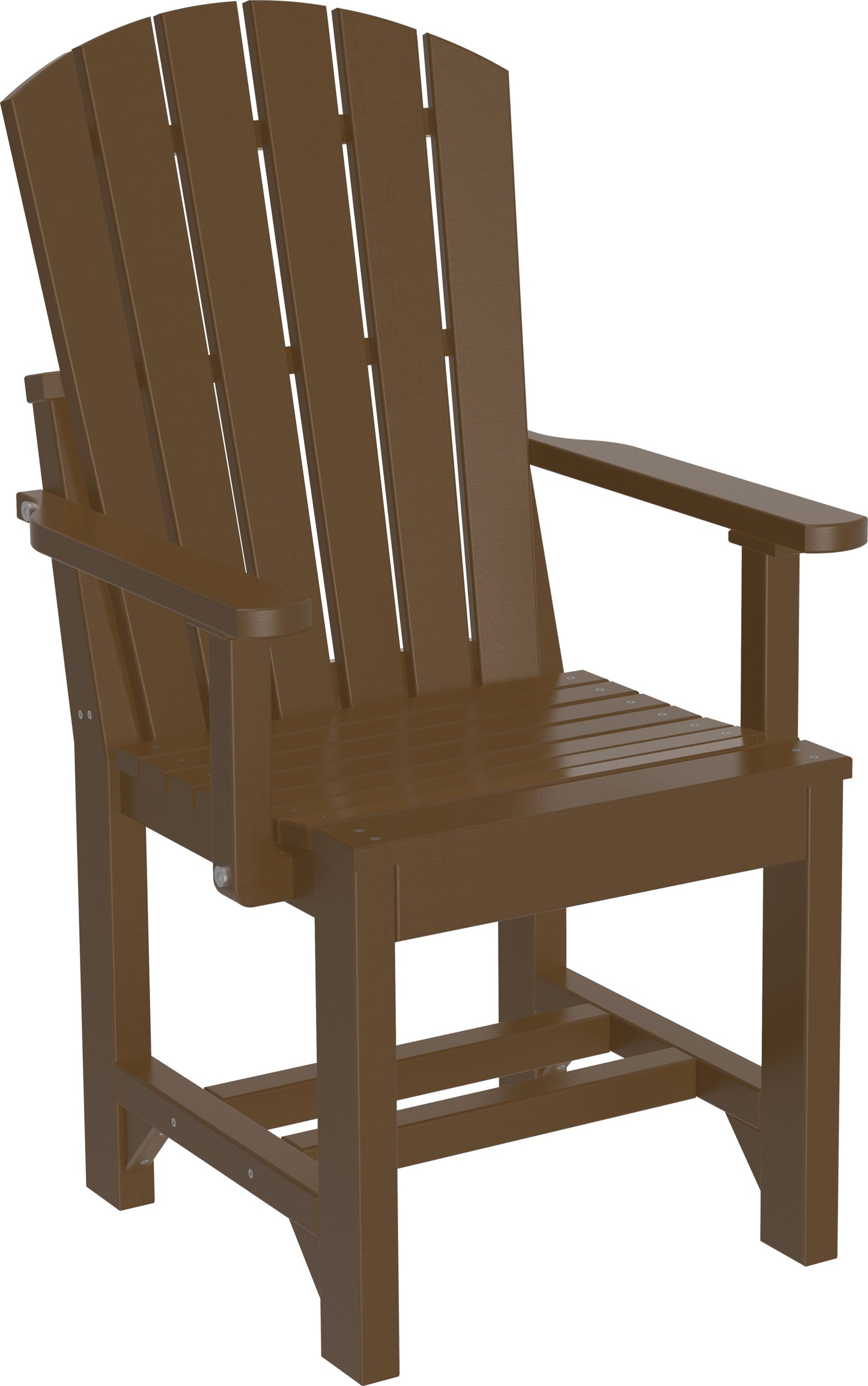 Adirondack Arm Chair Chestnut Brown / Dining Height