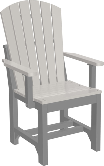 Adirondack Arm Chair Dove Gray & Slate / Dining Height